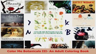 Read  Color Me Botanicals III An Adult Coloring Book EBooks Online