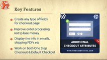 Magento Custom Checkout Fields Extension by FME