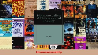 Read  Homosexuality Ebook Free