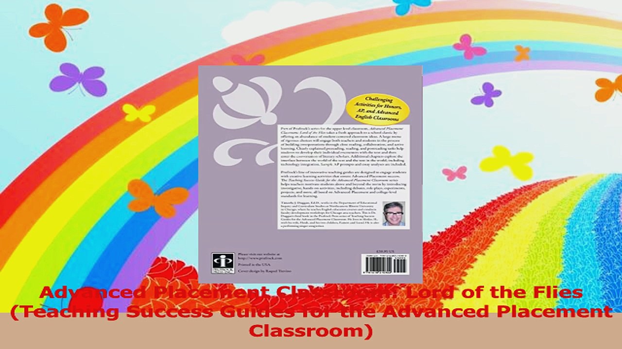Advanced Placement Classroom Lord of the Flies Teaching Success Guides for the Advanced PDF