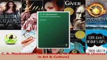Read  C R Mackintosh The Poetics of Workmanship Essays in Art  Culture EBooks Online