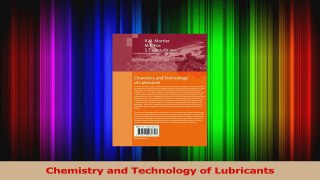 Read  Chemistry and Technology of Lubricants Ebook Online