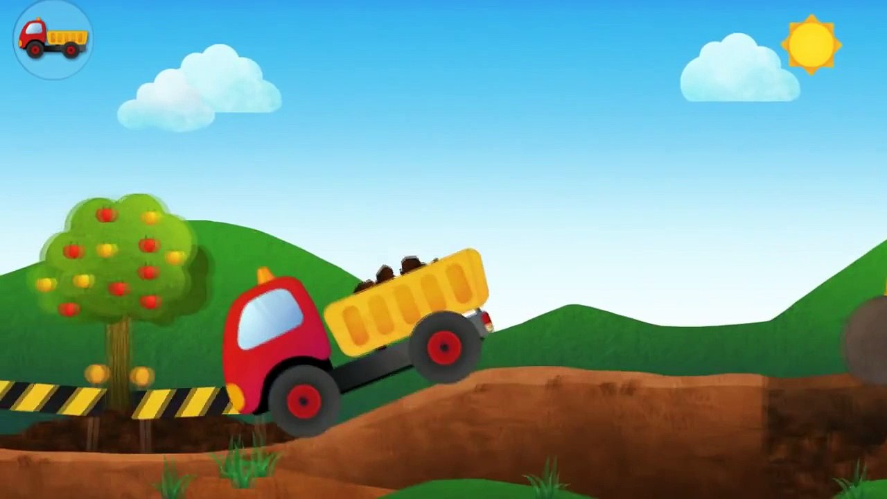 Kamyonlar Çizgi Film Damperli Kamyon Yule (Trucks)