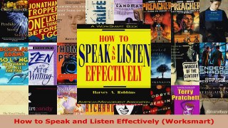 Read  How to Speak and Listen Effectively Worksmart Ebook Free