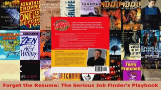 Read  Forget the Resume The Serious Job Finders Playbook Ebook Free