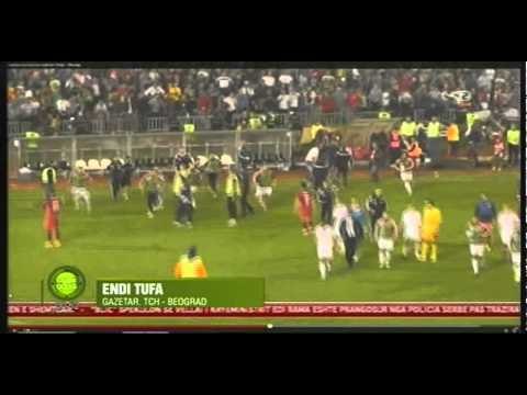 Nderpritet ndeshja Serbi-Shqiperi -Top Channel Albania - News - Lajme