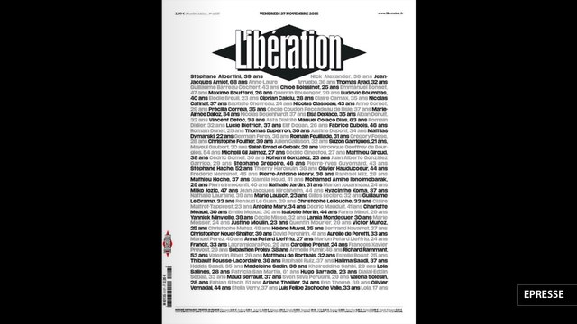 La Revue de Presse du 27 novembre 2015 par Hélène Jouan