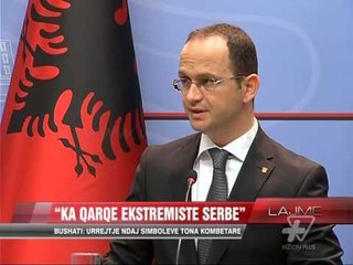 Bushati: Urrejtje ndaj simboleve tona kombëtare - News, Lajme - Vizion Plus