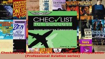 Read  Checklist for Success CD Virtual Interview Preparation Professional Aviation series EBooks Online