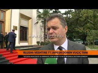 Blushi: Vështirë t’i japësh dorën Vuçiçit tani - Top Channel Albania - News - Lajme