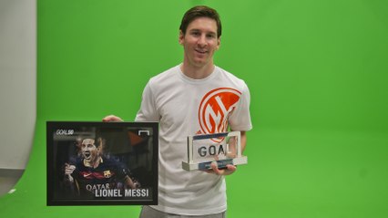 Leo Messi, ganador del premio Goal 50
