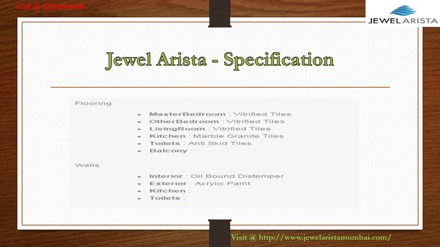 2 BHK Luxury Flats - Jewel Arista - Badlapur West, Mumbai Price , Offers – 02261054600