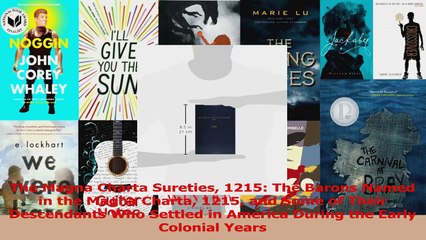 The Magna Charta Sureties 1215 The Barons Named in the Magna Charta 1215 and Some of PDF