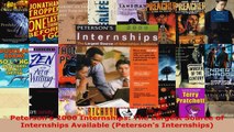 Read  Petersons 2000 Internships The Largest Source of Internships Available Petersons EBooks Online