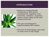Aloe Vera uses