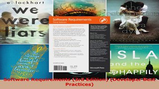 Read  Software Requirements 3rd Edition Developer Best Practices Ebook Free
