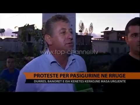 Durrës, protestë për pasigurinë në rrugë - Top Channel Albania - News - Lajme