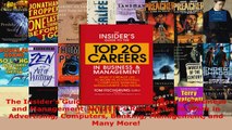 Read  The Insiders Guide to the Top 20 Careers in Business and Management What Its Really EBooks Online