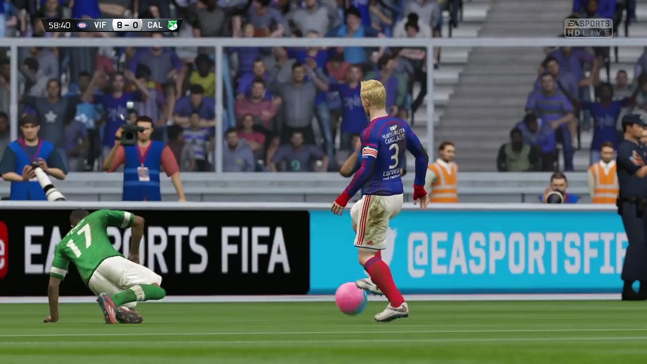 Crazy free kick