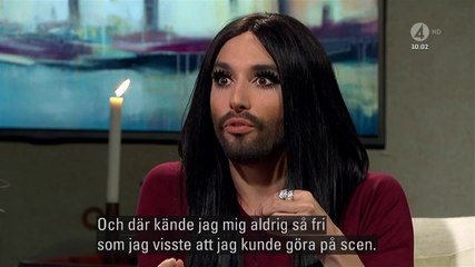 Conchita at TV 4 Malou Efter Tio - 27.11.2015, Stoccolma