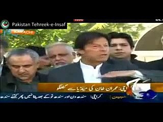 Chairman Imran Khan-s Press Conference in Karachi