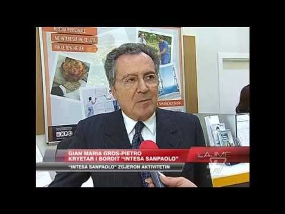 “Intesa Sanpaolo" zgjeron aktivitetin - News, Lajme - Vizion Plus