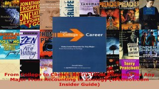 Read  From College to Career EntryLevel Resumes for Any Major From Accounting to Zoology Ebook Free