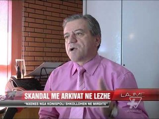 Skandal me arkivat në Lezhë - News, Lajme - Vizion Plus