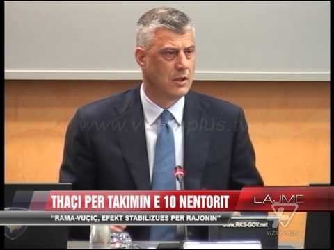 Thaçi: Takimi Rama-Vuçiç, efekt stabilizues për rajonin - News, Lajme - Vizion Plus