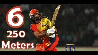 Monster Six by Sahid Afridi (250 meters) in BPL##World Record