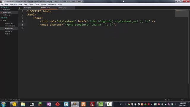 Responsive Wordpress Theme Tutorial - Starting The Header - Part 4