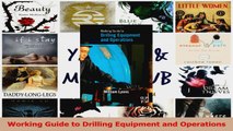 PDF Download  Working Guide to Drilling Equipment and Operations Download Full Ebook