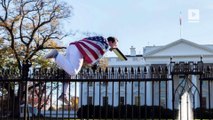 White House undergoes holiday lockdown after man jumps fence