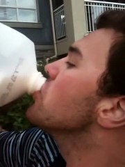 Gallon of MILK - INSANE - Massive PUKE