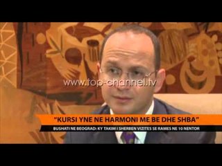 Bushati: Kursi ynë, në harmoni me SHBA dhe BE - Top Channel Albania - News - Lajme