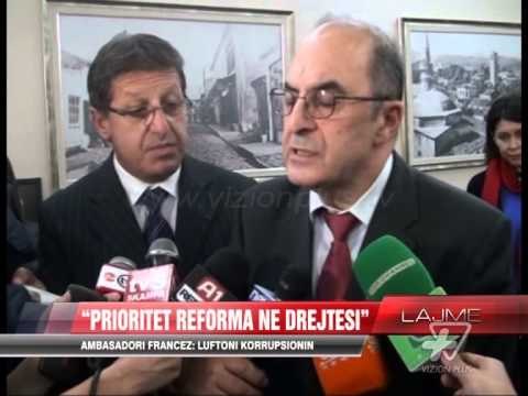 Ambasadori i Francës për reformën në drejtësi - News, Lajme - Vizion Plus