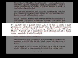 MINISTRI TAHIRI I PERGJIGJET NISHANIT, “KEMBANA ALARMI NE DREJTESI, KLD TE VEPROJE” LAJM