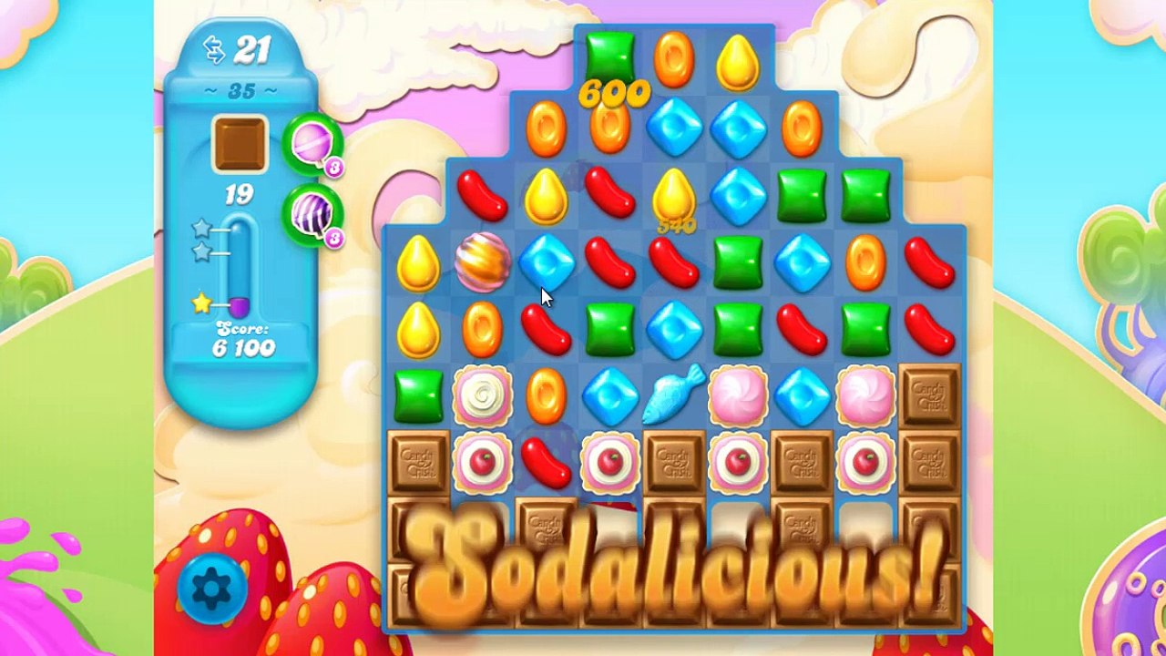 Candy Crush Soda Saga Level 35