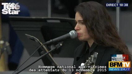 Hommage national : Camélia Jordana, Yaël Naïm et Nolwenn Leroy chantent "Quand on a que l'amour"