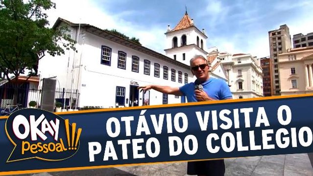Otávio Mesquita visita o histórico Pateo do Collegio