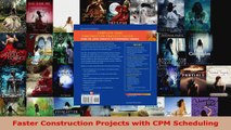 Download  Faster Construction Projects with CPM Scheduling Ebook Free