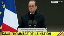 Le discours vibrant de François Hollande pour l'hommage national