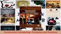 Read  Construction Scheduling Principles and Practices EBooks Online