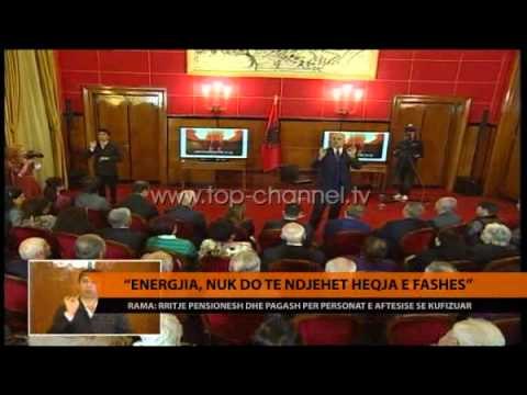 Rama: Energjia, nuk do të ndihet heqja e fashës - Top Channel Albania - News - Lajme