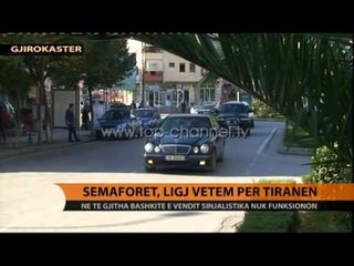 Semaforët, ligj vetëm për Tiranën - Top Channel Albania - News - Lajme