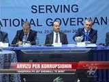 “Arvizu për korrupsionin, Shqipëria po jep shembull të mirë” - News, Lajme - Vizion Plus