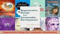 Read  Regenerative Design for Sustainable Development PDF Online