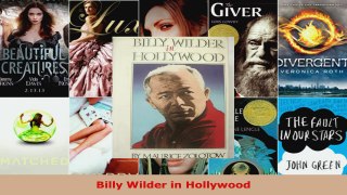 Read  Billy Wilder in Hollywood Ebook Free