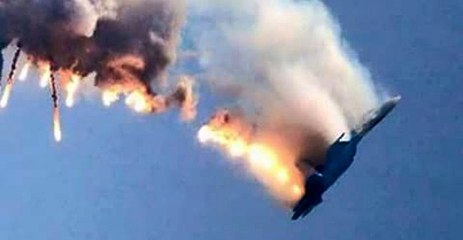 Russian Su-24 Fighter Jet Downed Over Syria, Parachute Seen In Sky