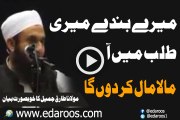 Meray Banday Meri Talab Mein Aa, Malamaal Kar Don Ga By Maulana Tariq Jameel